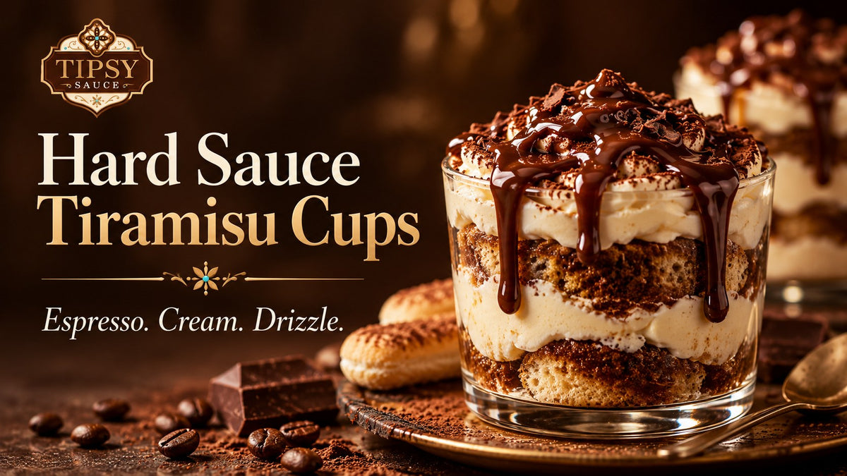 Tipsy Sauce Tiramisu Cups